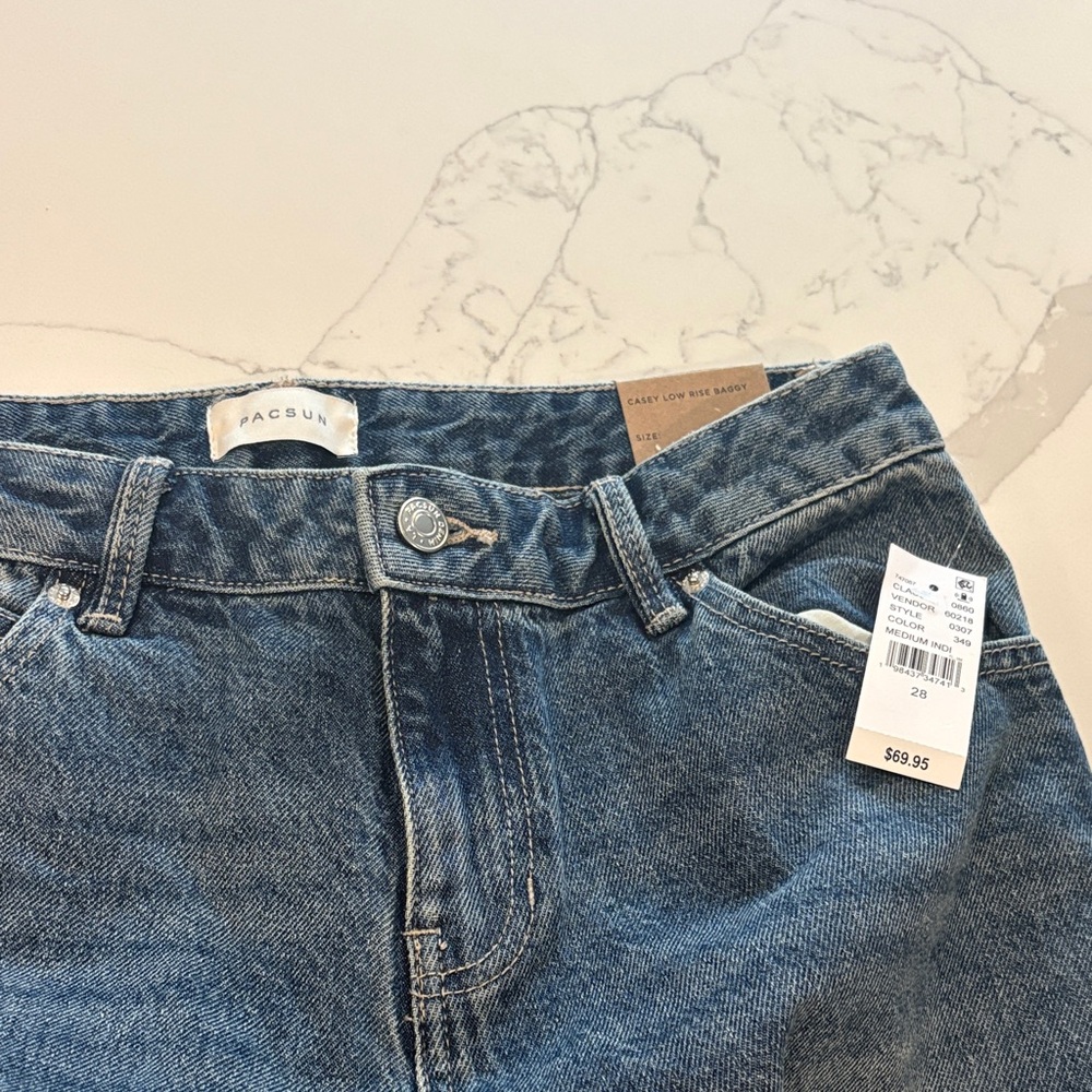 PacSun Flare Jeans in Washed Blue